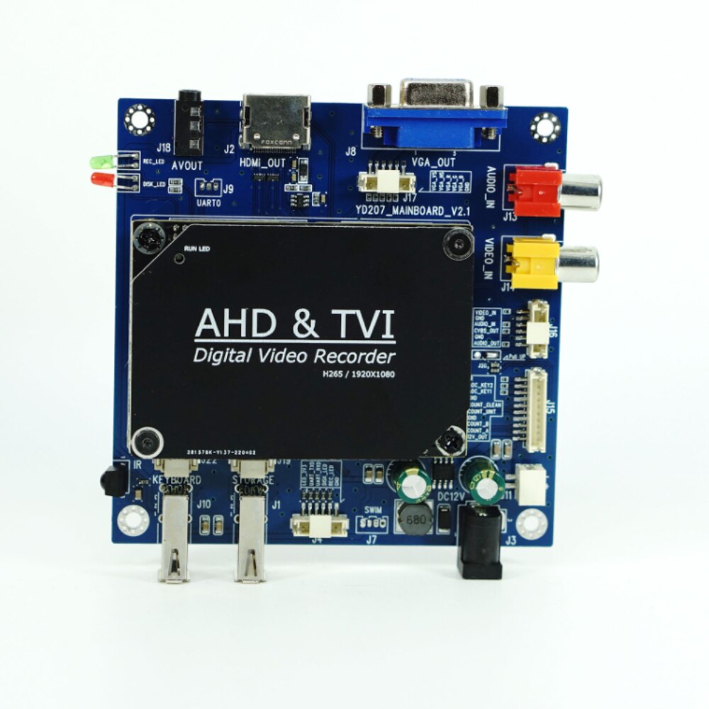 DCH122 PCB DVR ̴ DVR   ڴ ,  Է VGA HDMI CVBS , 2 
